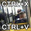 Deram um Ctr+X / Ctrl+V na cabeça dele!