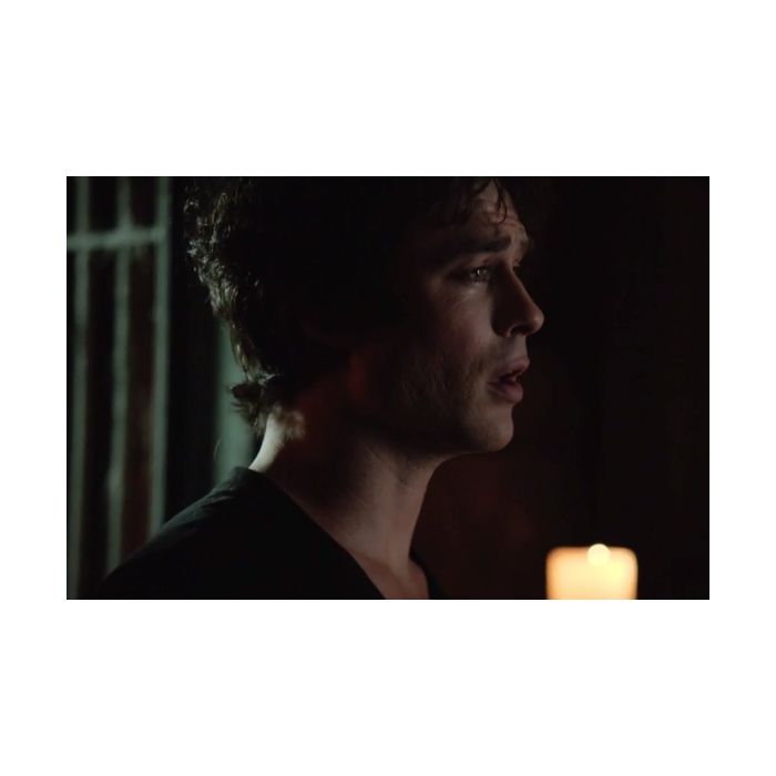  Damon (Ian Somerhalder) aparece em uma suposta alucina&amp;ccedil;&amp;atilde;o de Elena (Nina Dobrev) em &quot;The Vampire Diaries&quot; 