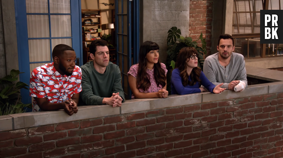 No episódio final de "New Girl", Jess (Zooey Deschanel) faz a turma entrar no túnel do tempo