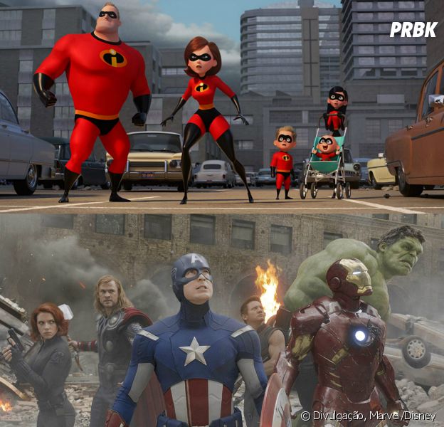 E se os heróis de "Vingadores" e "Os Incríveis" se unisse? Bom, alguém já pensou em como isso funcionaria