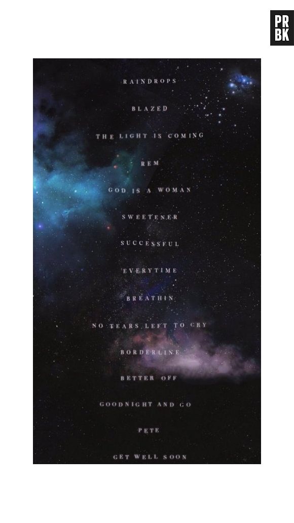 Veja a tracklist do "Sweetener", novo CD da Ariana Grande