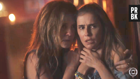 Em "Segundo Sol", Laureta (Adriana Esteves) e Karola (Deborah Secco) vão se desentender feio!
