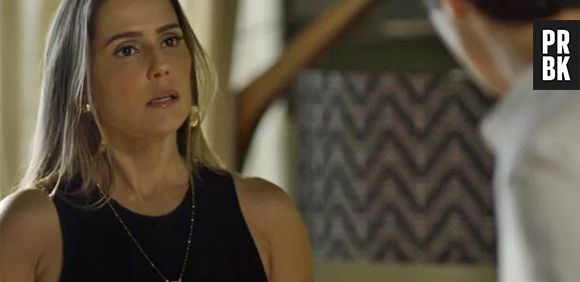 Em "Segundo Sol", Karola (Deborah Secco) é obrigada a contar a verdade para Valentim (Danilo Mesquita)
