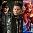 Jensen Ackles apareceu no set das gravações do crossover de "The Flash" e "Arrow" e a galera já começou a pedir um novo crossover