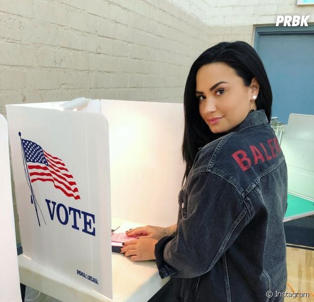 Demi Lovato posta sua primeira foto no Instagram, desde a overdose, e pede para americanos votarem