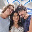Novela "Verão 90" terá trio formado por Isabelle Drumond, Rafael Vitti e Jesuíta Barbosa