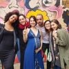 Parte das Five, de "Malhação: Viva a Diferença", se reúne na casa de Ana Hikari