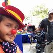 Klebber Toledo se veste de palhaço para gravações da novela "Império"