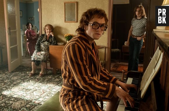 "Rocketman" tem como ponto alto as atuações de Targon Egerton (Elton) e Jamie Bell (Bernie)