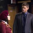  Em "Supernatural", Dean (Jensen Ackles) se irrita com uma aluna 