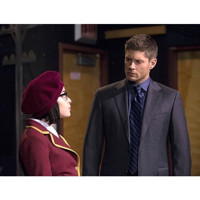  Em &quot;Supernatural&quot;, Dean (Jensen Ackles) se irrita com uma aluna 
