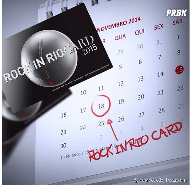 As vendas dos Rock in Rio Cards começam nesta terça (18)!
