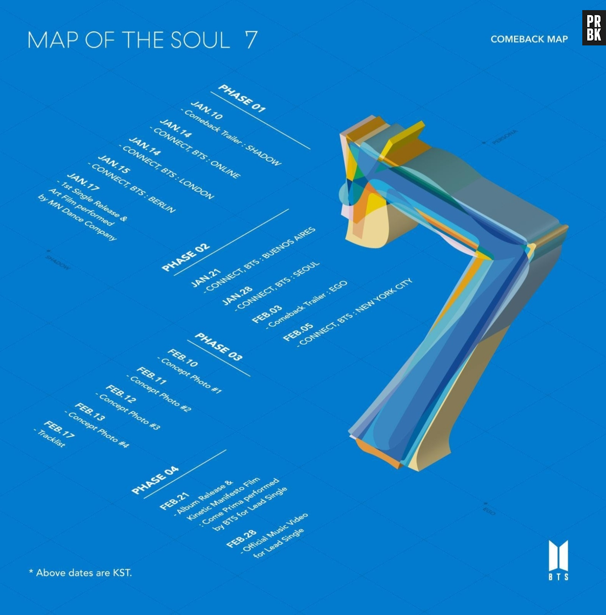 Bts Guide Map Foto: Este é o mapa do comeback do BTS no