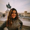 Maisa mostra que tudo bem o cabelo não estar com uma definição boa durante a transição capilar

