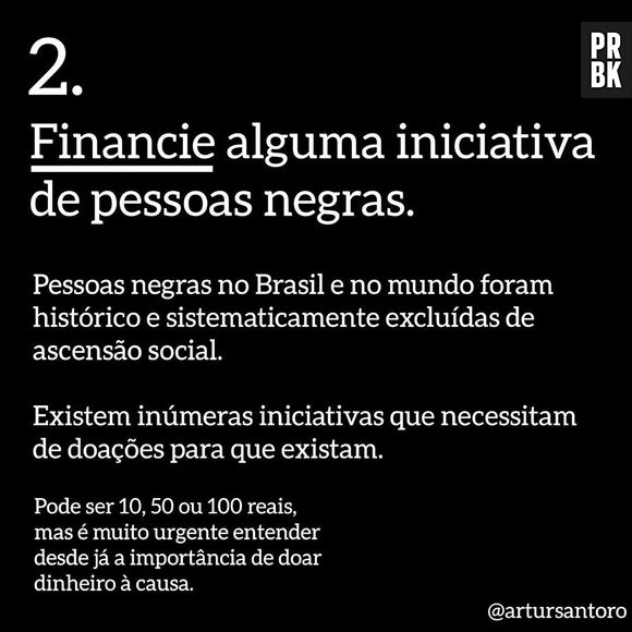 Como ser antirracista: ajude financiando projetos de pessoas negras