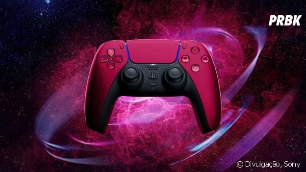 O Controle DualSense Cosmic Red, do PlayStation 5, já está disponível para pré-venda na Amazon