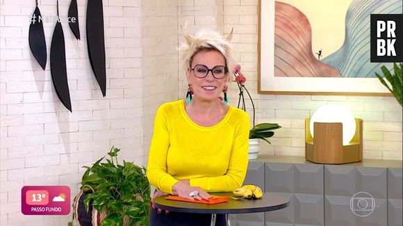 Ana Maria Braga apresentou "Mais Você" com tiara de chifres e bombou na web