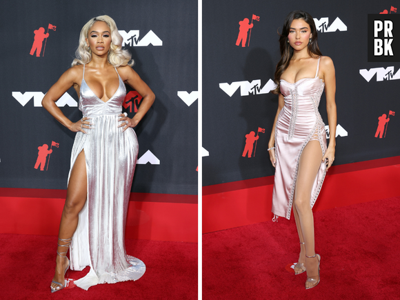 VMA 2021: Saweetie e Madison Beer no tapete vermelho