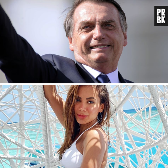 Bolsonaro provoca Anitta com indireta e cantora rebate