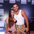  Marina Ferrari e Bil Araujo curtem a festa do pijama de Virgínia Fonseca 