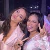 Bianca Andrade e Flay curtem a festa do pijama de Virgínia Fonseca