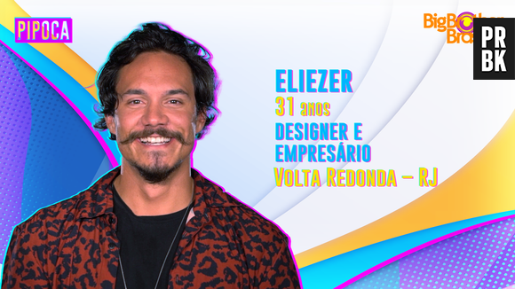 "BBB22": Eliezer é empresário, designer e tem 31 anos