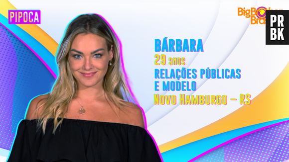 "BBB22": Bárbara é Relações Públicas de 29 anos