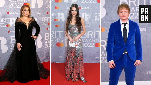 BRIT Awards 2022: Adele, Olivia Rodrigo e Ed Sheeran marcam presença no tapete vermelho