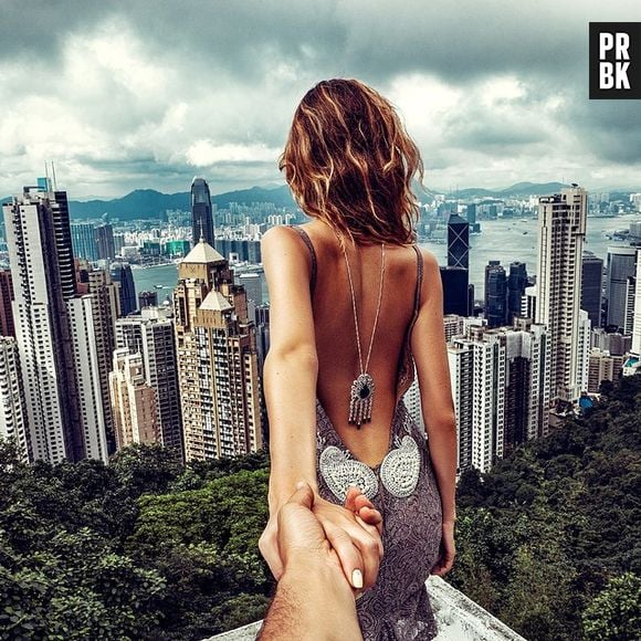 Murad Osmann fotografa a namorada pelo mundo