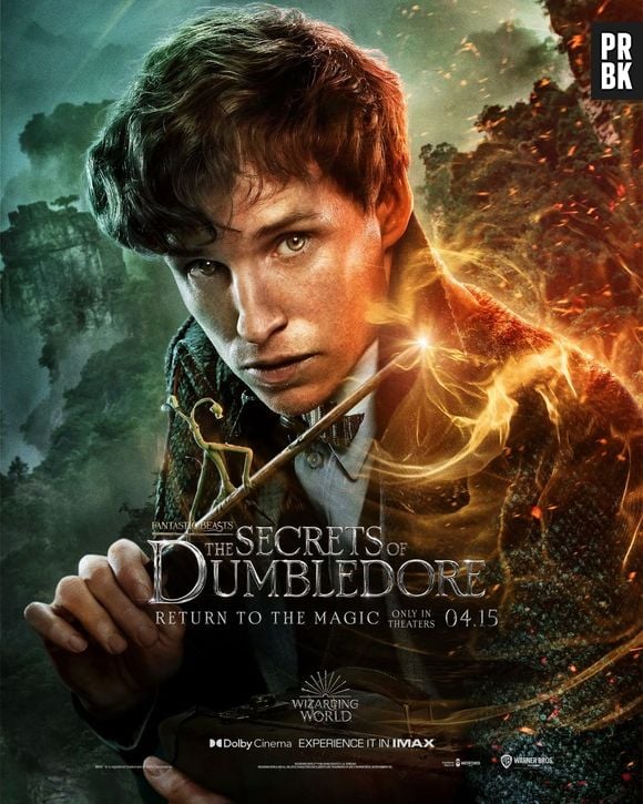 "Animais Fantásticos: Os Segredos de Dumbledore": Newt (Eddie Redmayne), Jacob (Dan Fogler) e mais personagens completam primeira Armada de Dumbledore em novos cartazes