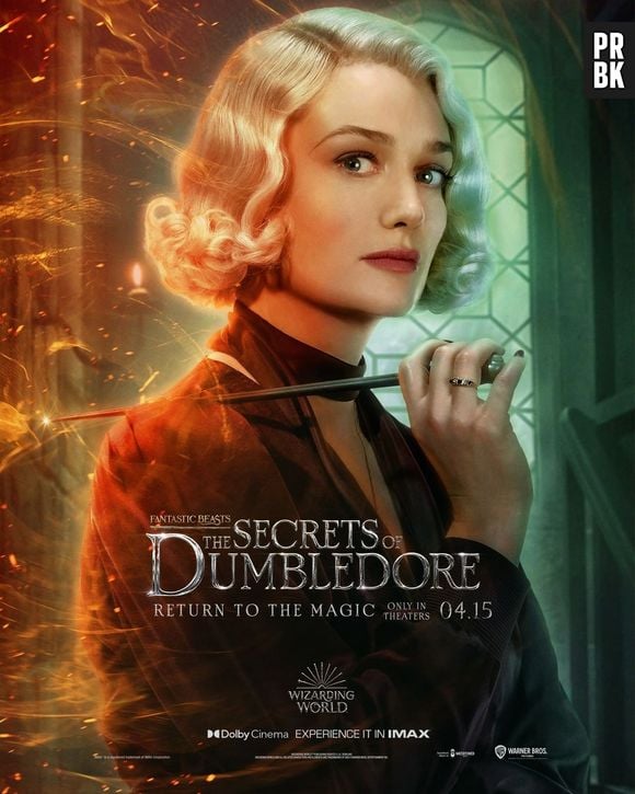 "Animais Fantásticos 3": Queenie (Alison Sudol) confirma integrar lado sombrio, junto de Grindelwald (Mads Mikkelsen), Credence (Ezra Miller) e outros vilões em novos cartazes