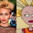  Miley Cyrus, e a boneca Cynthia de "Os Rugrats" s&atilde;o iguaizinhas! 