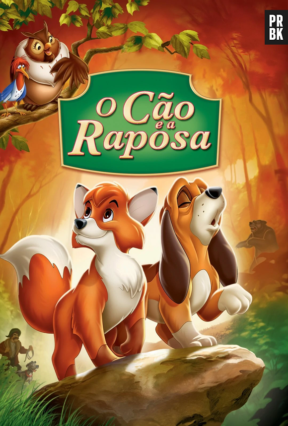 Acontecem alguns momentos tristes em "O Cão e a Raposa", da Disny, como quando como a dupla de amigos se torna inimigos e acaba com os laços que construíram