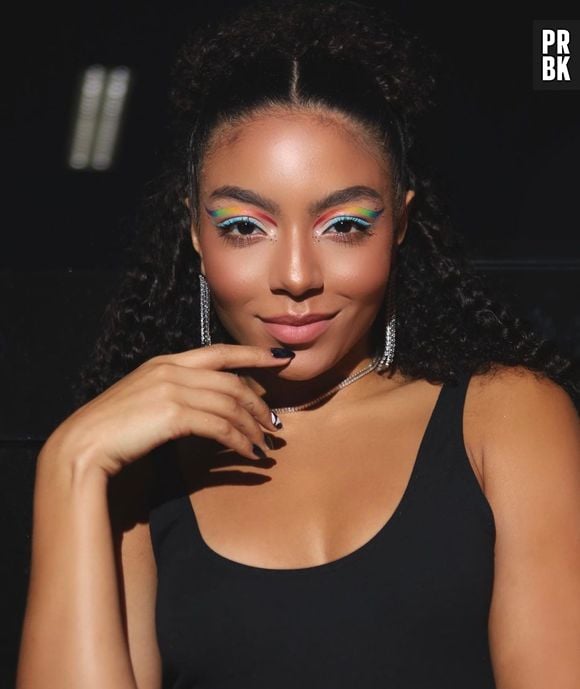 Now United: make de arco-íris de Any Gabrielly foi uma das mais comentadas