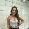 Naiara Azevedo apareceu com look mais básico para gravação do reencontro do "BBB22"