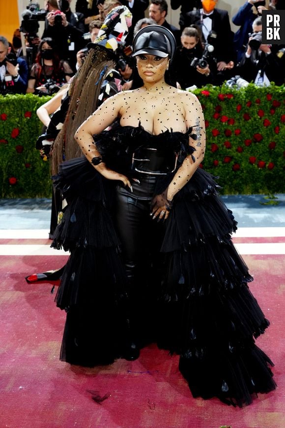 Met Gala 2022: Nicki Minaj não abriu mão do boné