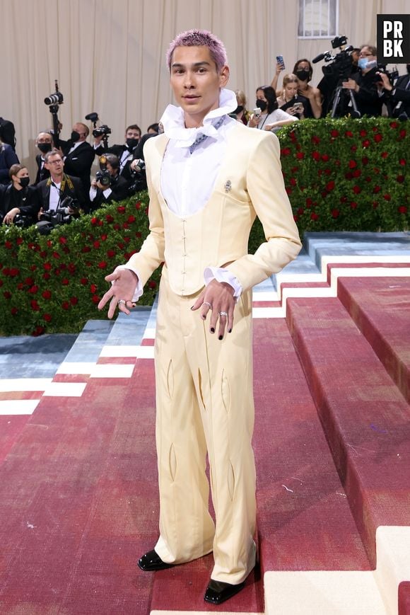 Met Gala 2022: o corpete de Evan Mock deu um toque especial