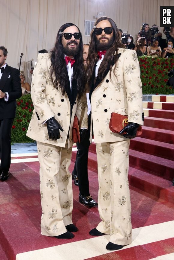 Met Gala 2022: Alessandro Michele e Jared Leto foram combinando 