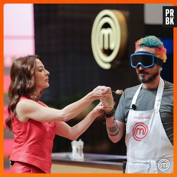 "MasterChef" 2022: Fernando e Bruno tiveram que fazer a degustação de olhos vendados para um deles escapar da prova de eliminação