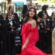 Cannes: peças vermelhas também foram destaque no tapete