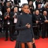 Letitia Wright foi de preto no festival de Cannes