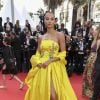 Cannes: Lais Ribeiro apostou em vestido e sapato amarelo 