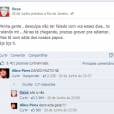 Depois de passar um tempo sem atualizar a sua página no Facebook, Xuxa escreveu um post se desculpando pela ausência. Uma fã perguntou se ela estava "dando" muito, Em resposta, a loira escreveu: "Até que não"