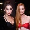 Marina Ruy Barbosa e Jade Picon escolheram peças com toque retrô para evento