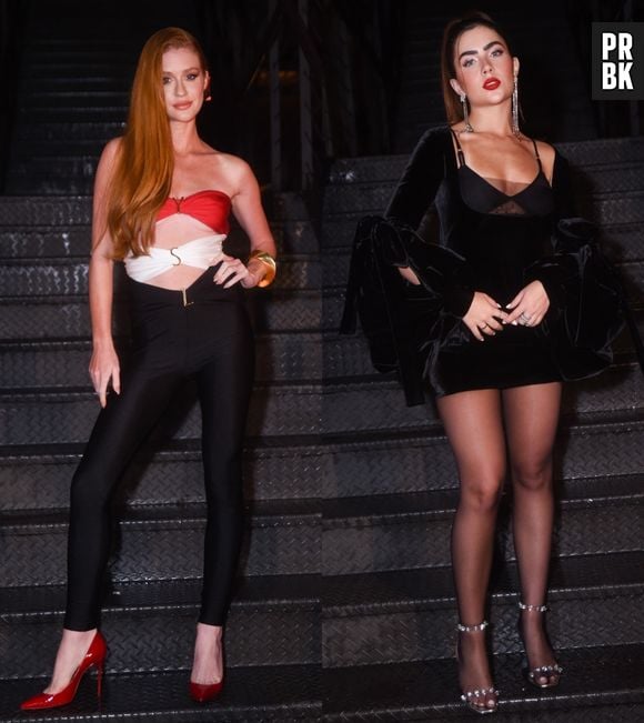 Marina Ruy Barbosa e Jade Picon usam look YSL  em evento em São Paulo, em 7 de junho de 2022