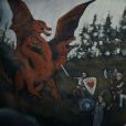 "Stranger Things": desenho de Will (Noah Schnapp) mostra os personagens lutando contra dragão vermelho
