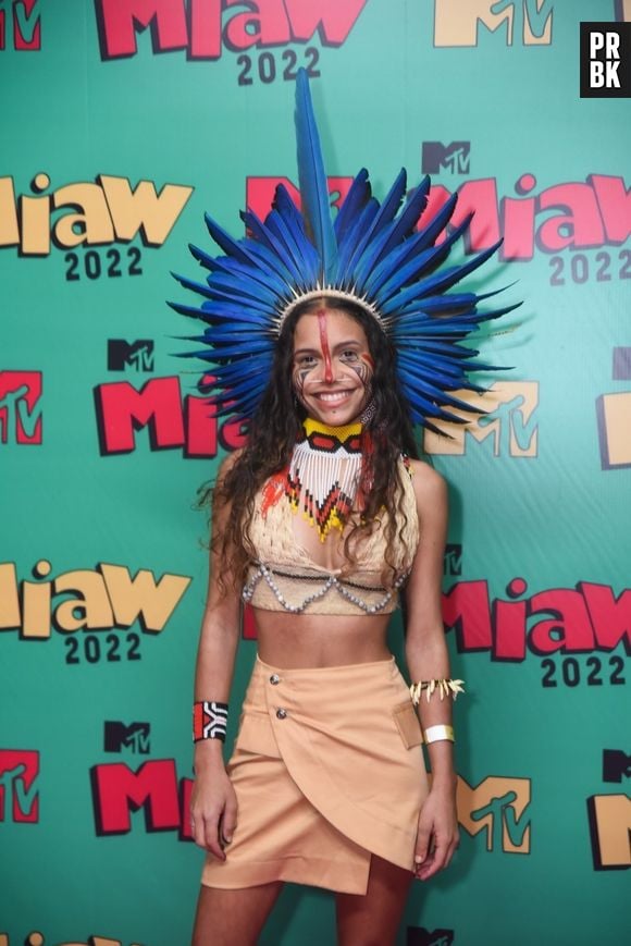 MTV Miaw 2022: Alice Pataxó marcou presença no evento