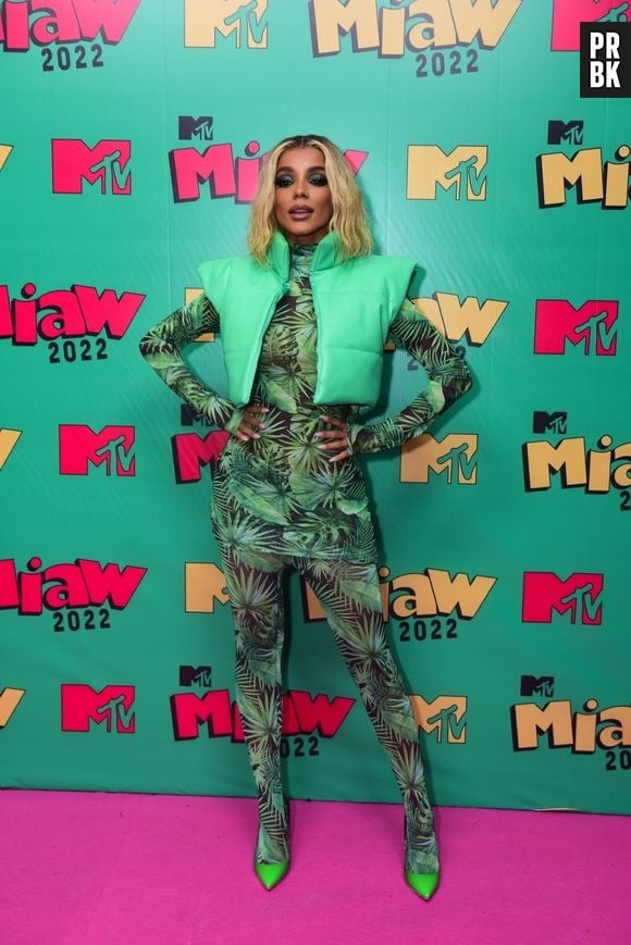 MTV Miaw 2022: Brunna Gonçalves, esposa de Ludmilla, foi com estampa de planta