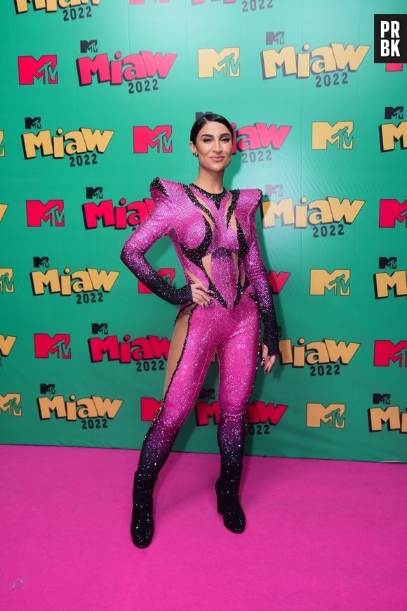 MTV Miaw 2022: Bianca Andrade foi com look rosa e brilhante