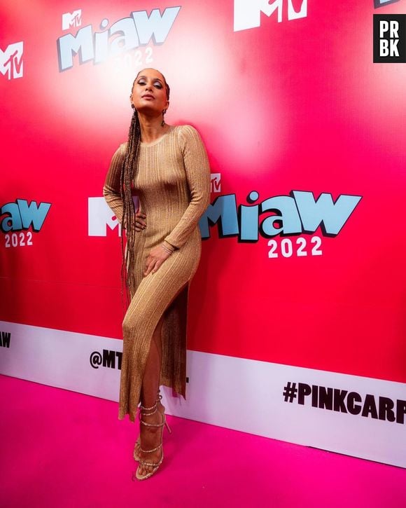 MTV Miaw 2022: Camila Pitanga foi com vestido da Miu Miu